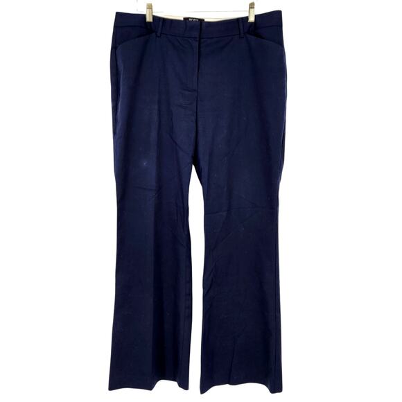 Navy Stretch Pants – Victoria’s Secret – Size 14 – Christie Fit / Flared / Y2K - Picture 2 of 5